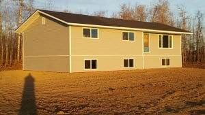 exterior of house in red deer