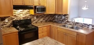 light wood house kitchen cabinets in red deer